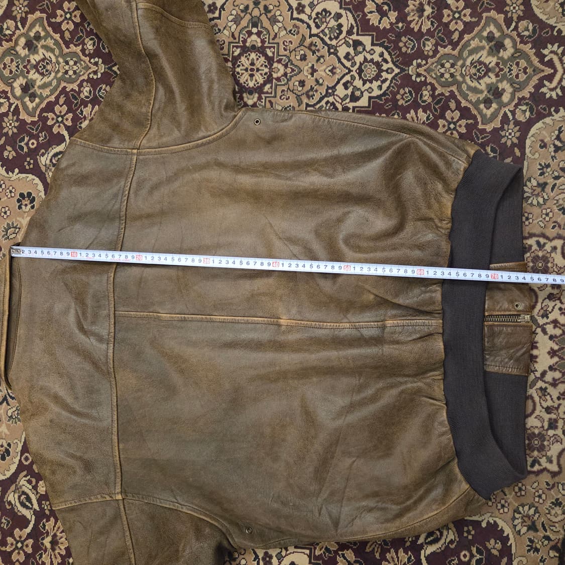 엘엘빈 a2 레더 자켓 xl 고트스킨 상품이미지7