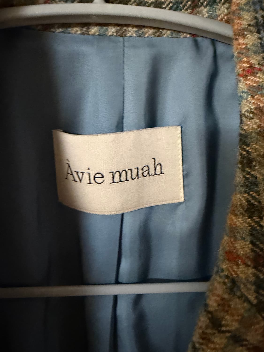 아비에무아 체크자켓 상품이미지3