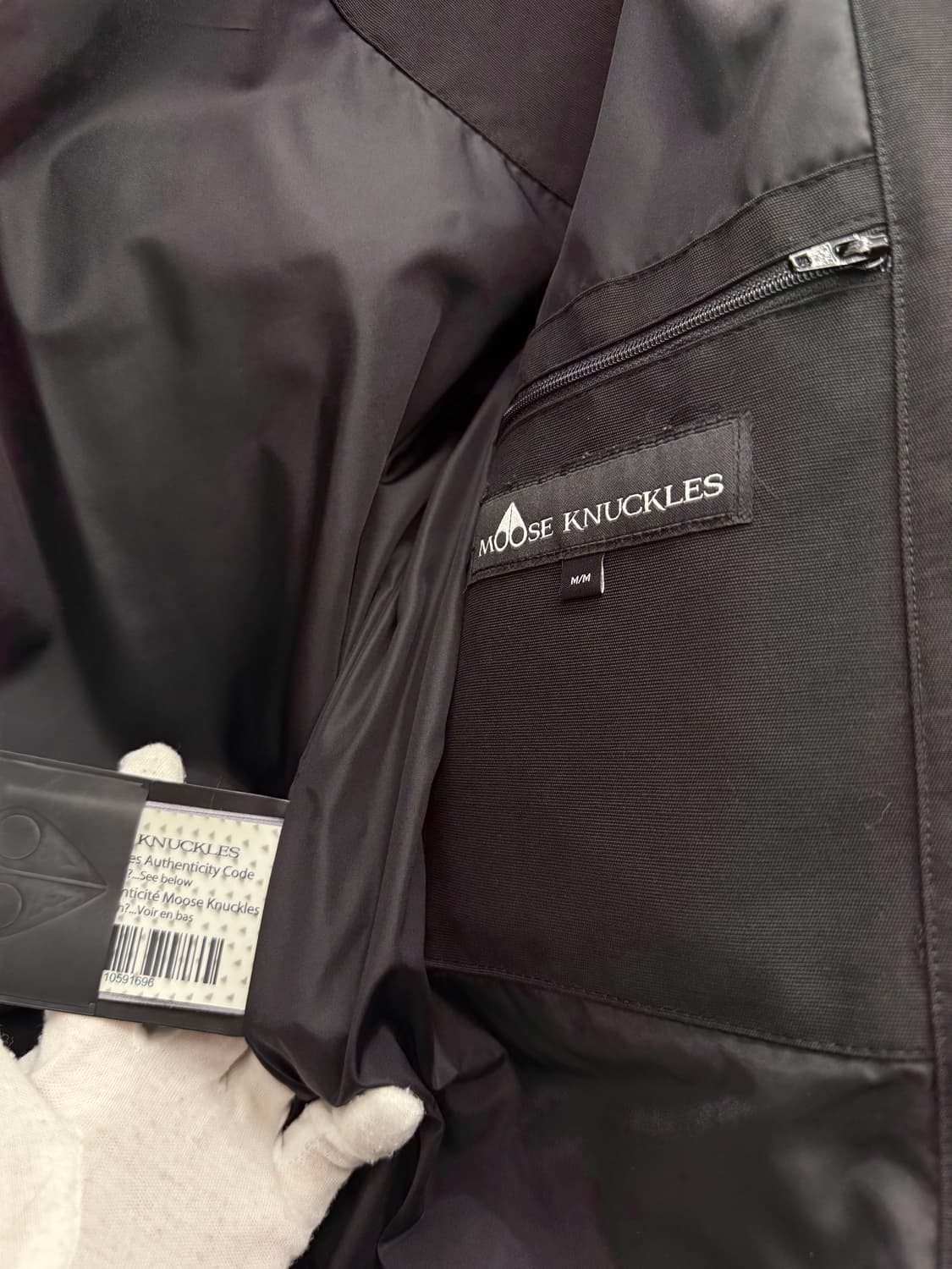 [M] 무스너클 쓰리쿼터 금장 패딩 상품이미지7