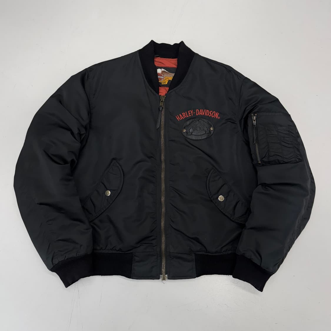 할리데이비슨 MA-1 항공 자켓 블랙 상품이미지2