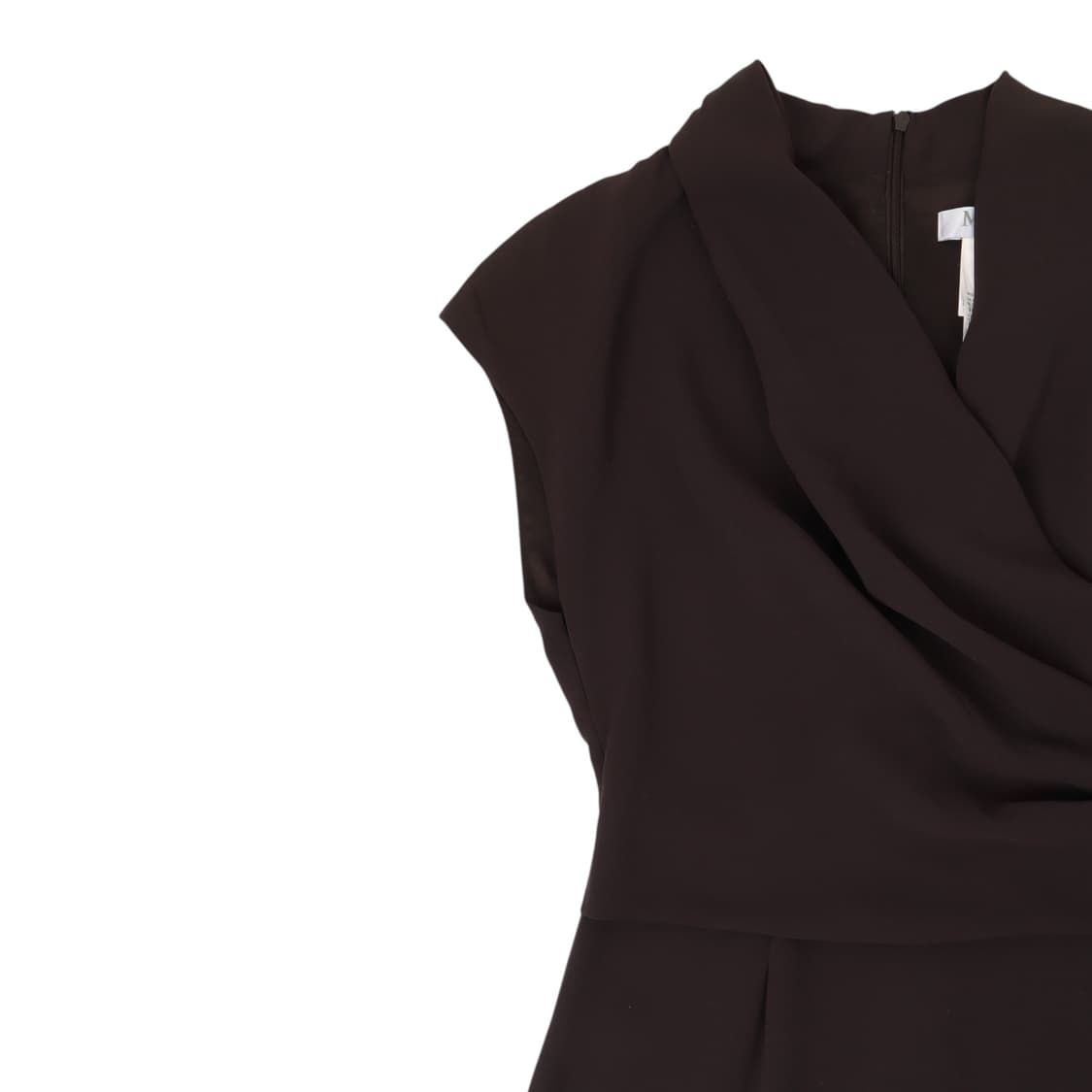 막스마라 브라운 슬리브리스 원피스 상품이미지2