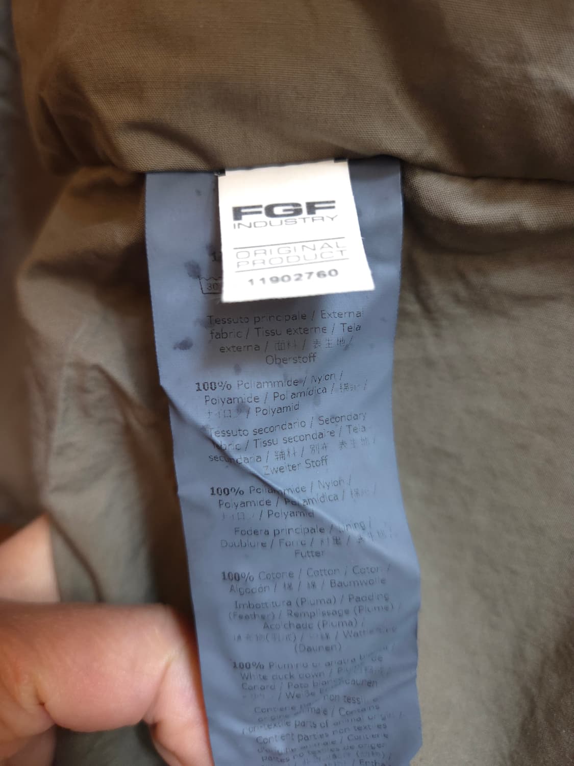 50사이즈 텐씨 아틱 다운 패딩 상품이미지5