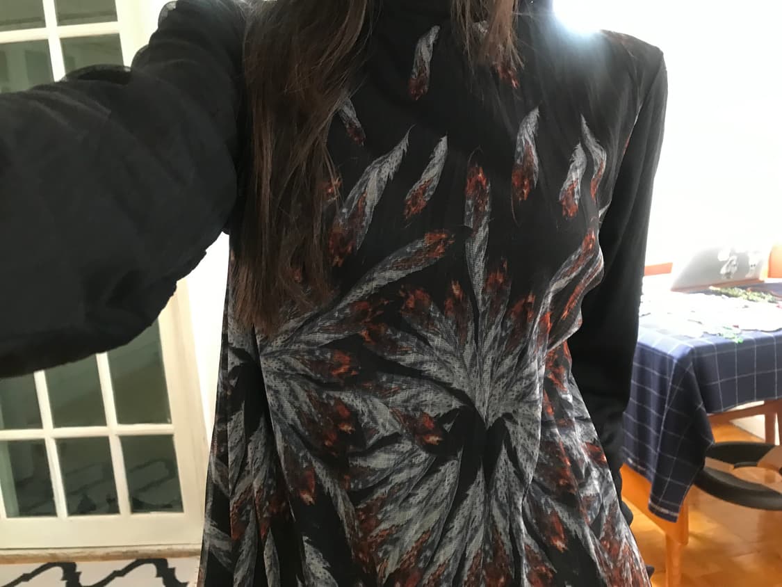 vintage pattern top 상품이미지4