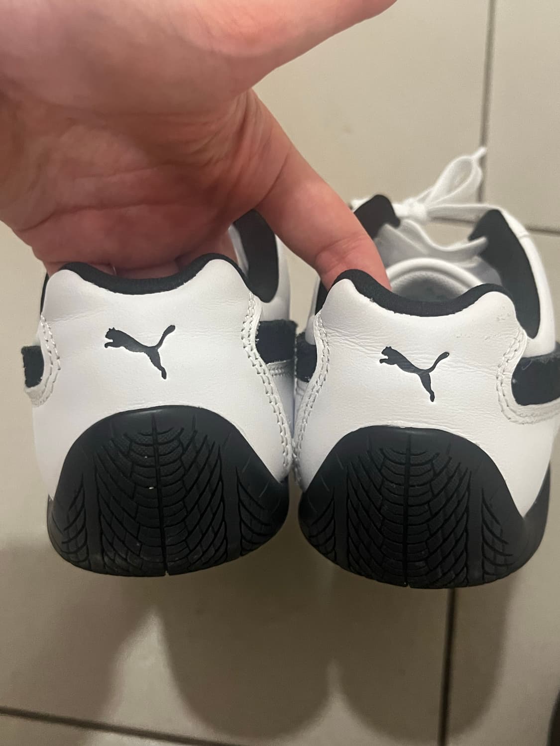 푸마 스피드캣 레더 화이트-블랙 245 상품이미지3