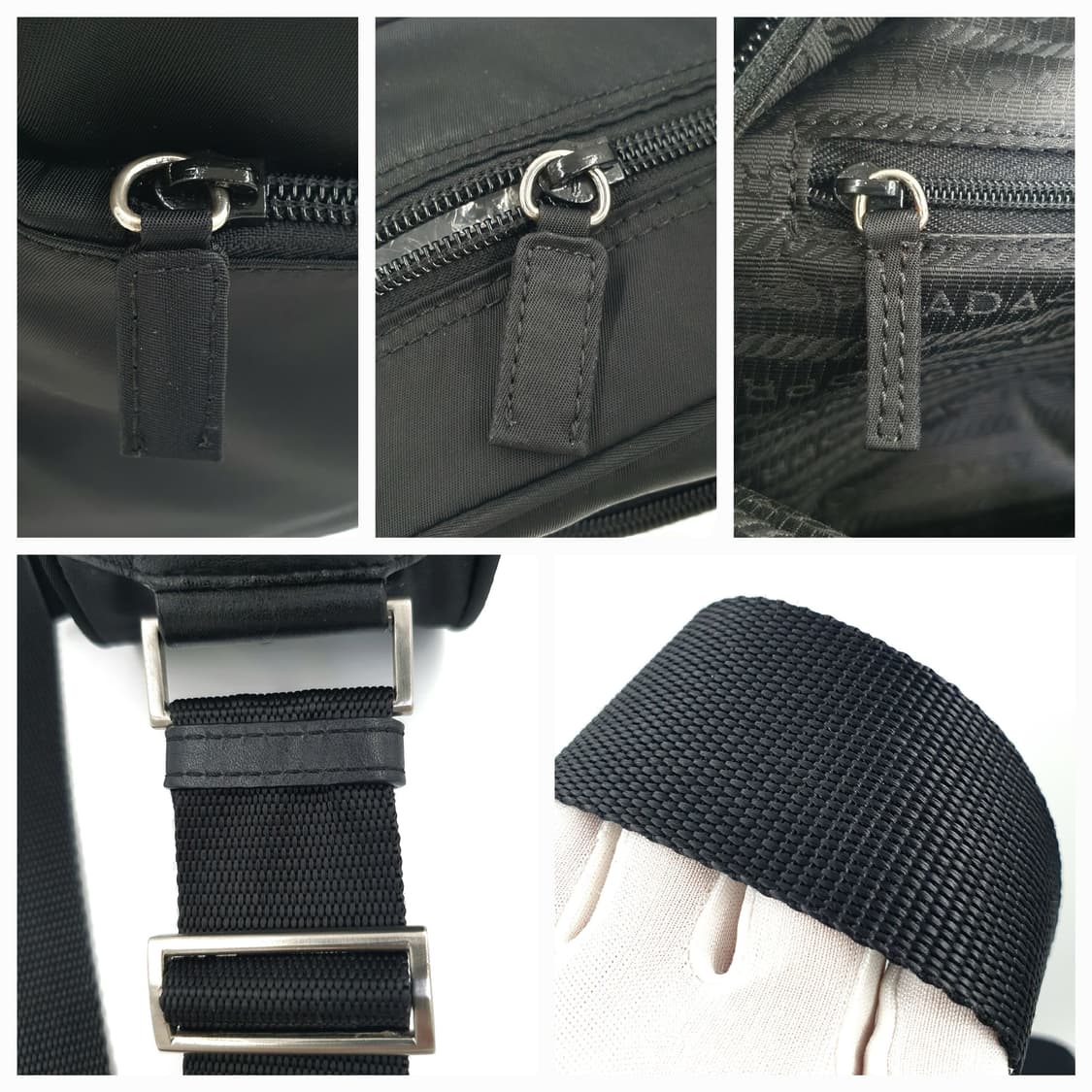 프라다 BT0166 블랙 카메라백 숄더백 크로스백 상품이미지8