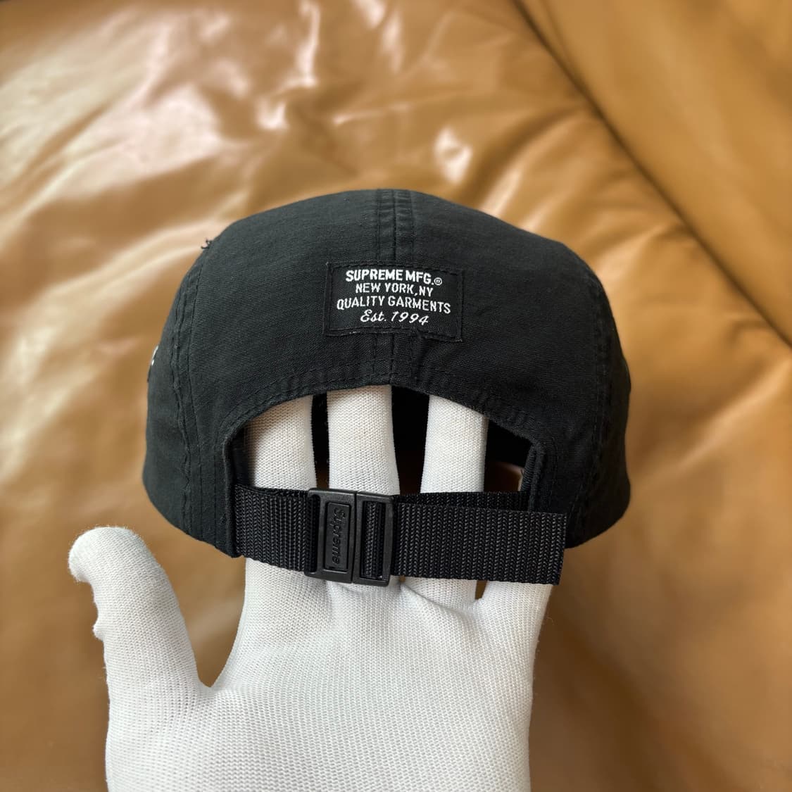 슈프림 캠프캡 모자 박스로고 25ss 밀리터리 블랙 상품이미지8