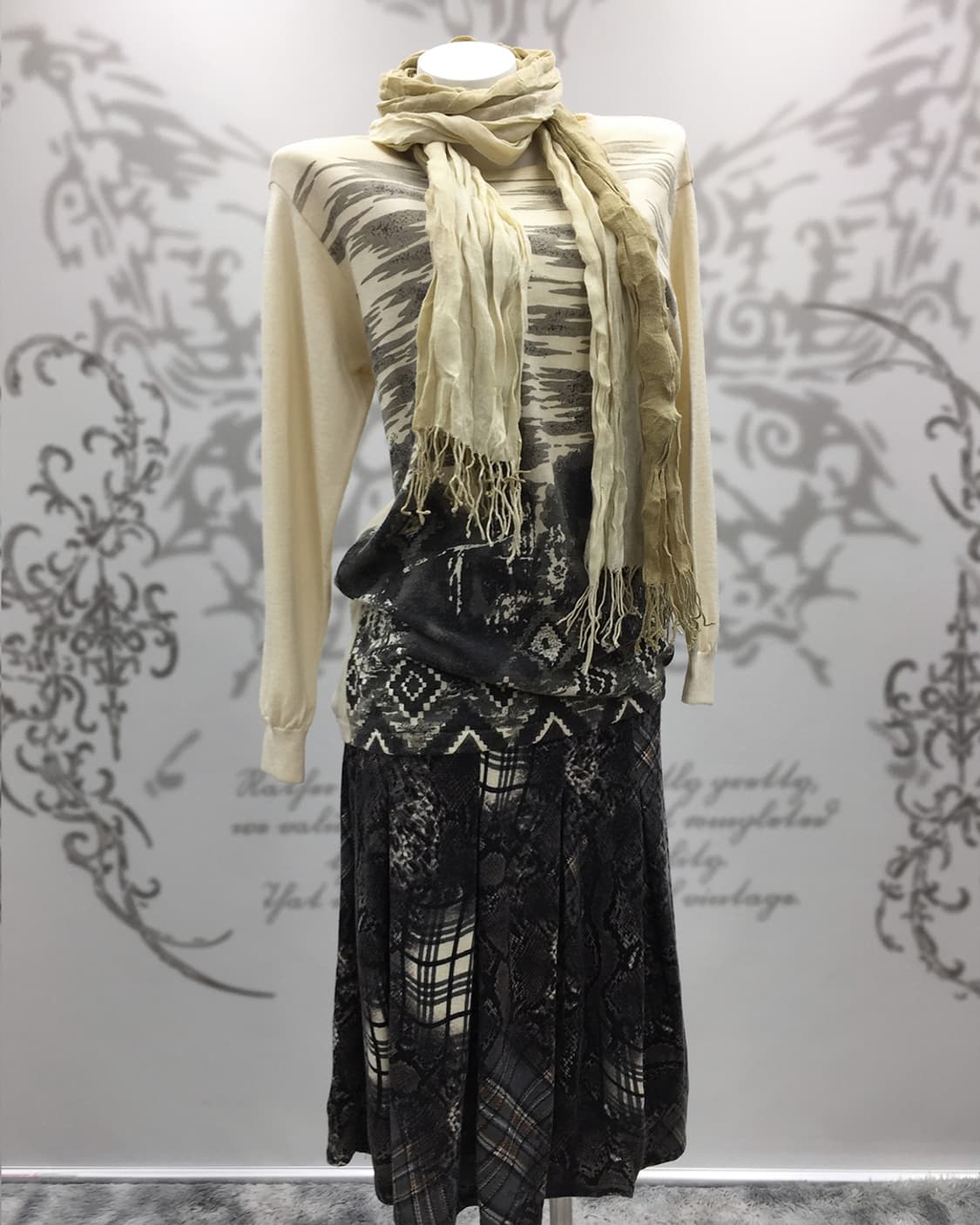 Ethnic winter Japanese-inspired set-up 상품이미지1