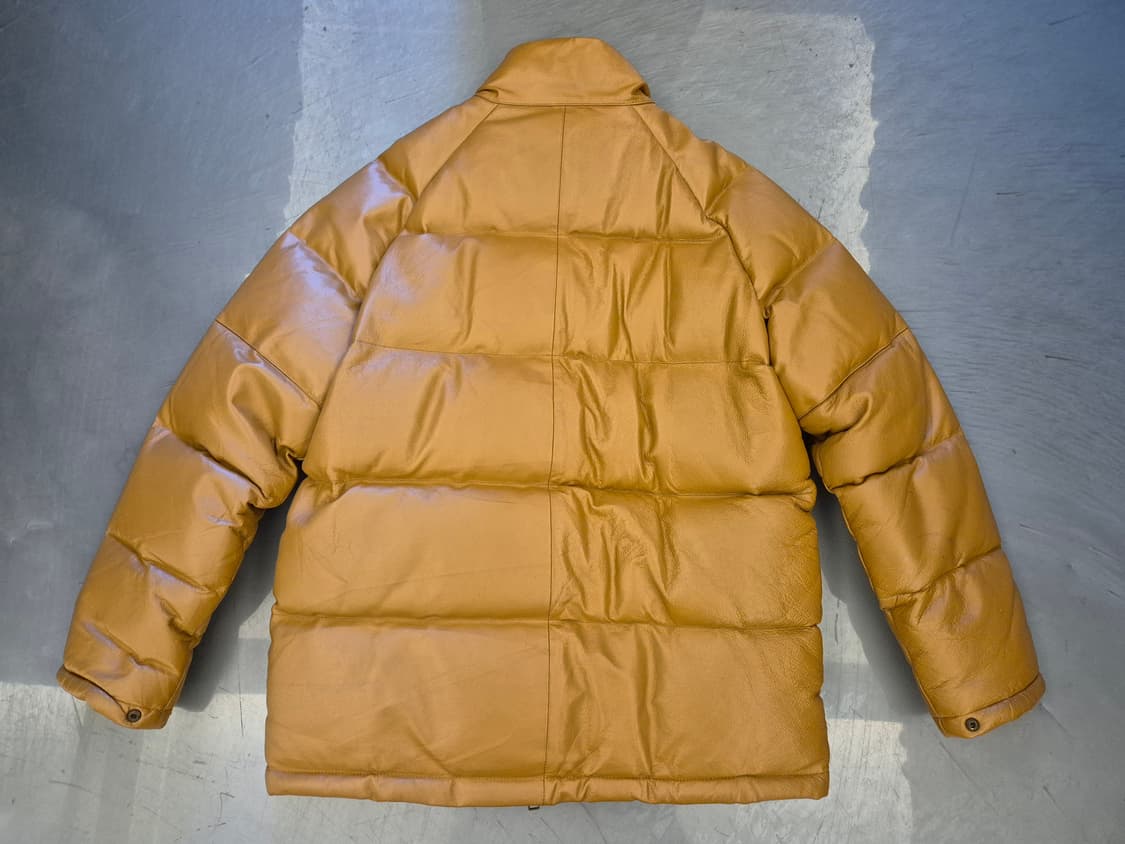 90s suggestion 레더 다운 자켓 상품이미지2