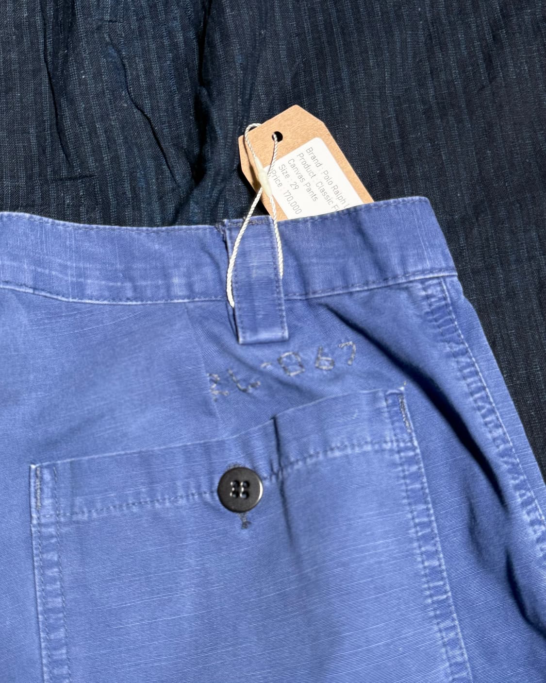 폴로 랄프로렌 클래식 핏 디스트레스드 캔버스 팬츠 29 상품이미지10