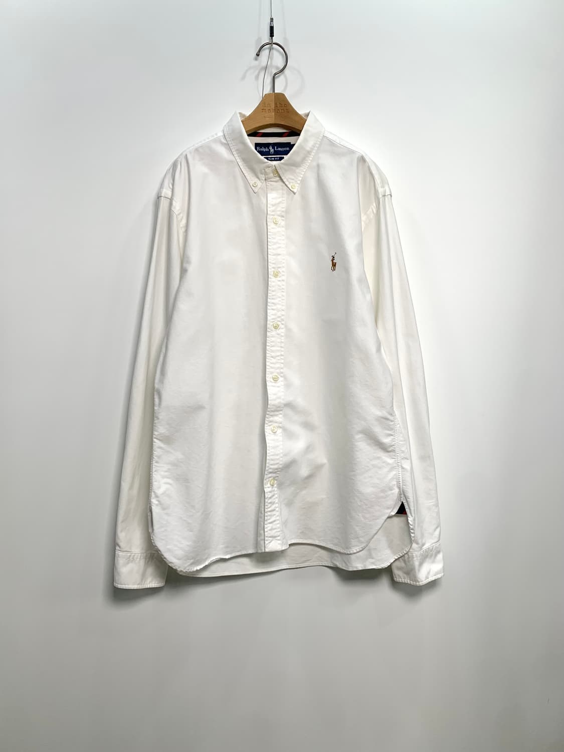 폴로 랄프로렌 화이트 옥스포드 셔츠 상품이미지1
