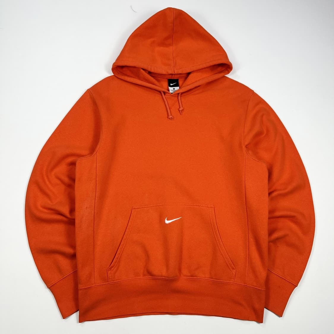 나이키 센터 스우시 오렌지 후드티 (S) 상품이미지2