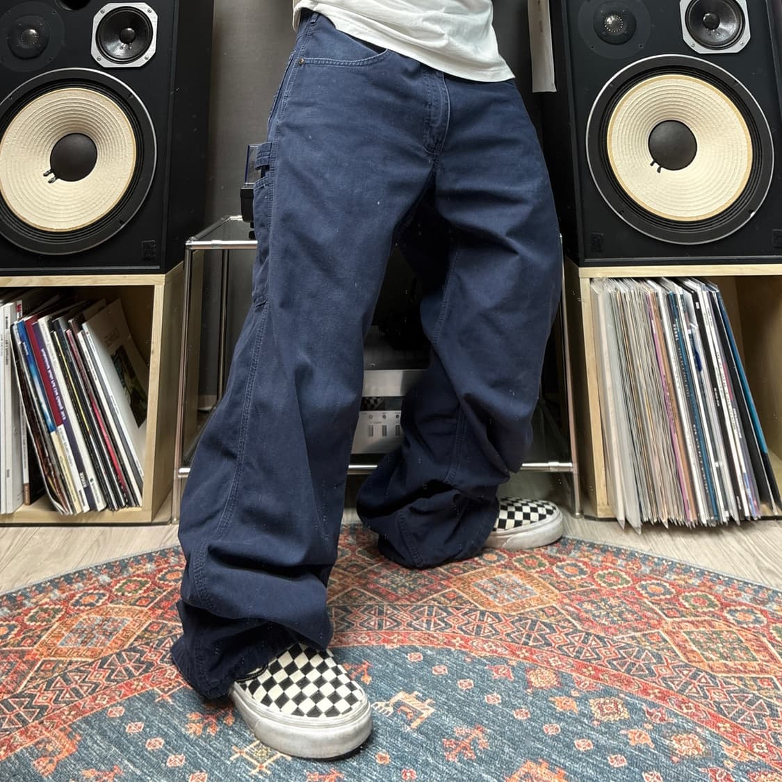 칼하트 가죽탭 카펜터팬츠 상품이미지2