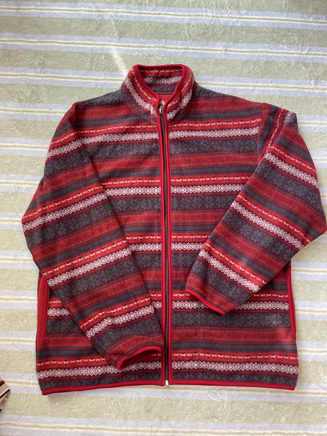 Converse 노르딕 패턴 후리스 오버사이즈 상품이미지4