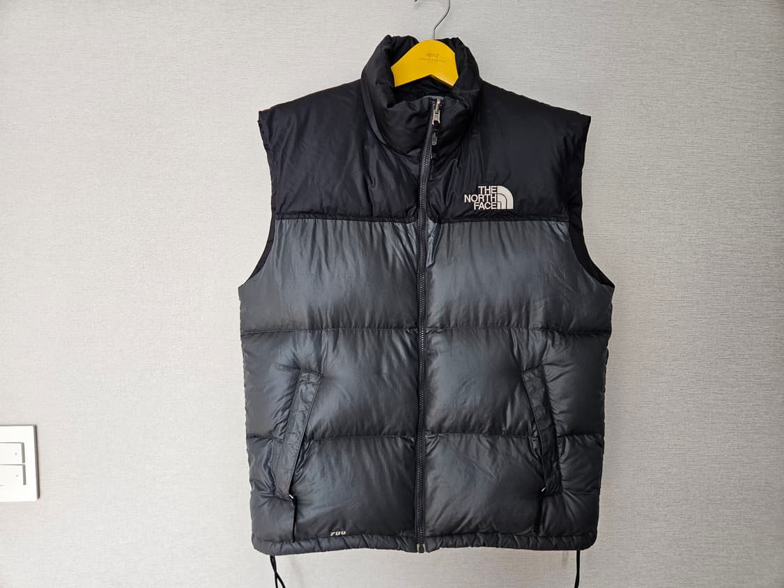 노스페이스 눕시 700 그레이 패딩조끼 베스트 구스다운 105 작은110 상품이미지1