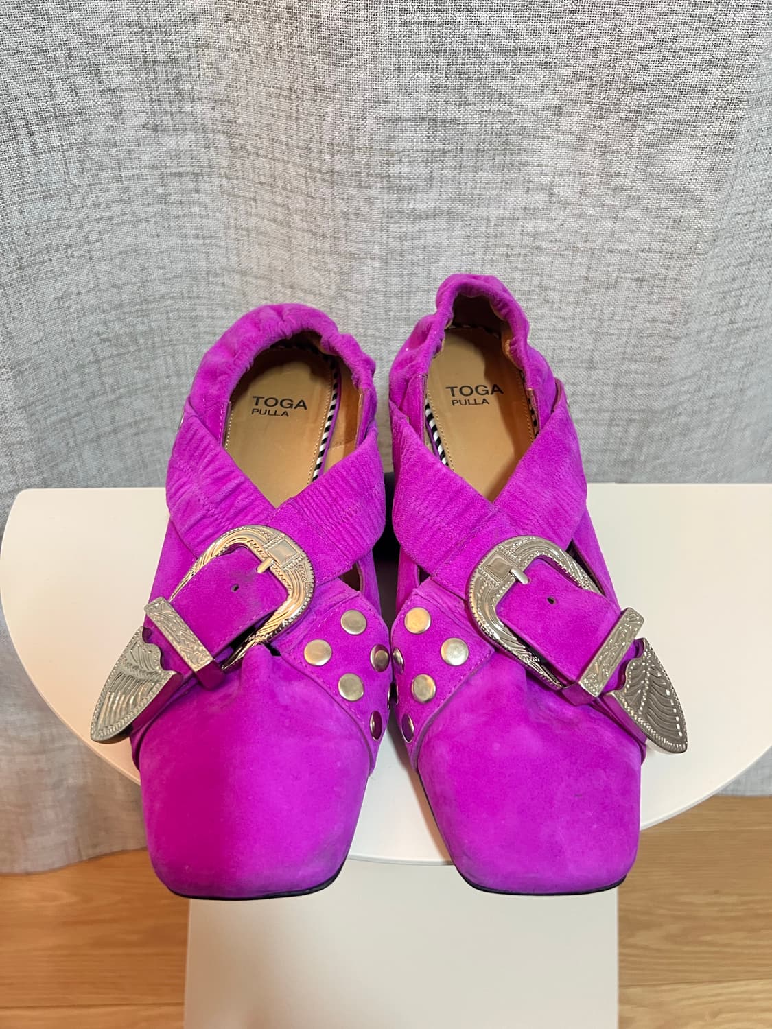 토가풀라 웨스턴 버클 발레리나 슈즈 상품이미지4