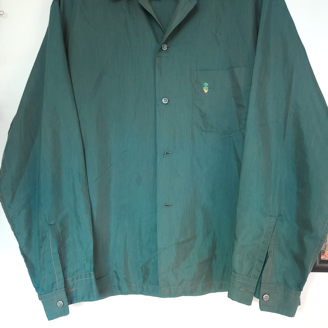 60s JC Penney 타운크래프트 오픈카라 셔츠(USAmade) 상품이미지3