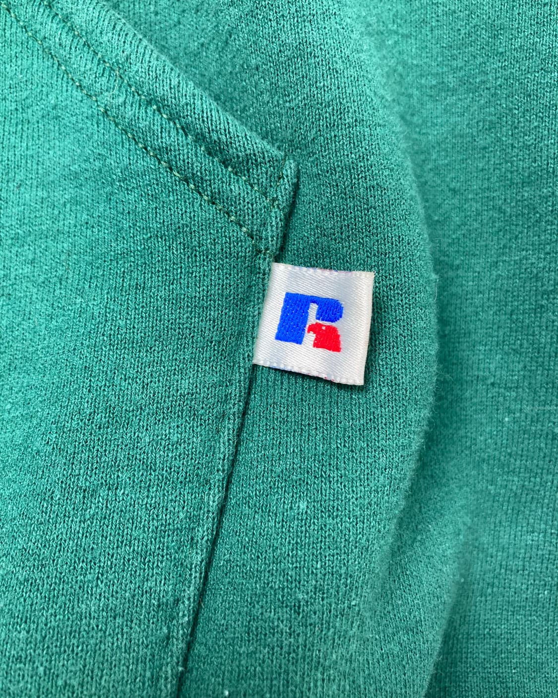 90s Russell Zip Up Hoodie (green) 상품이미지5