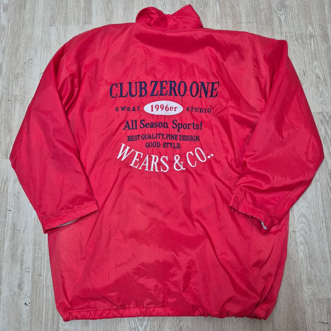 제로원 USA 올드스쿨 빅로고 바람막이 코치자켓 상품이미지5