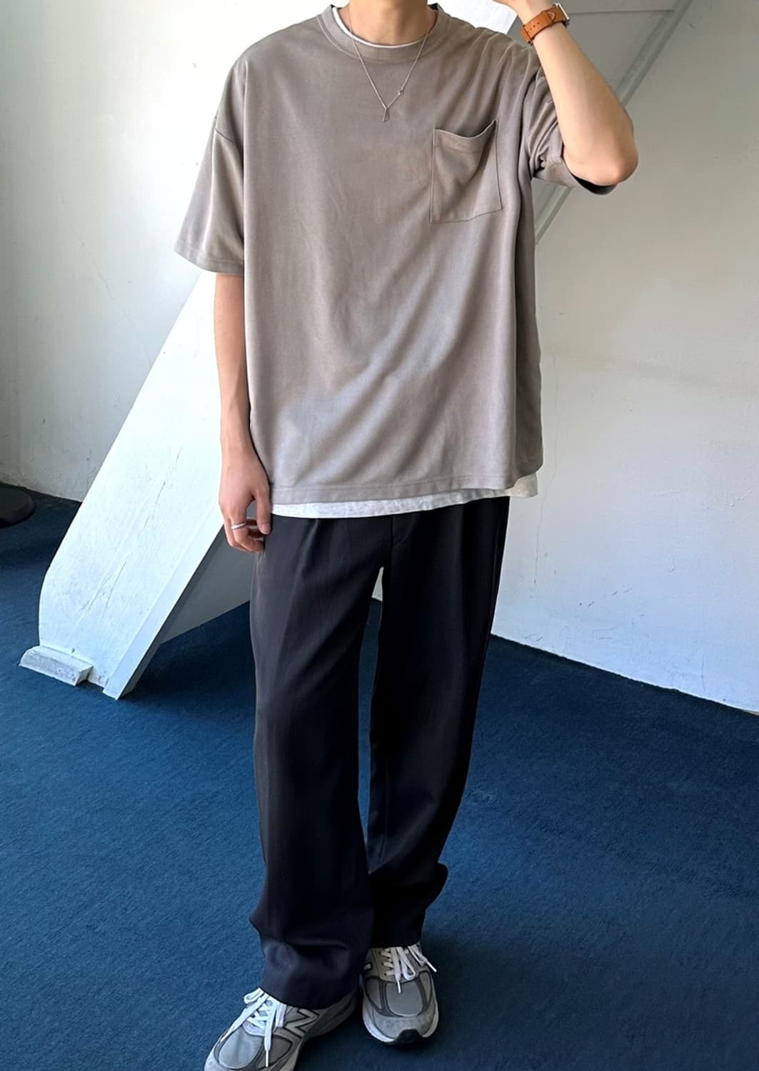 Suede touch design pocket P/O 상품이미지7