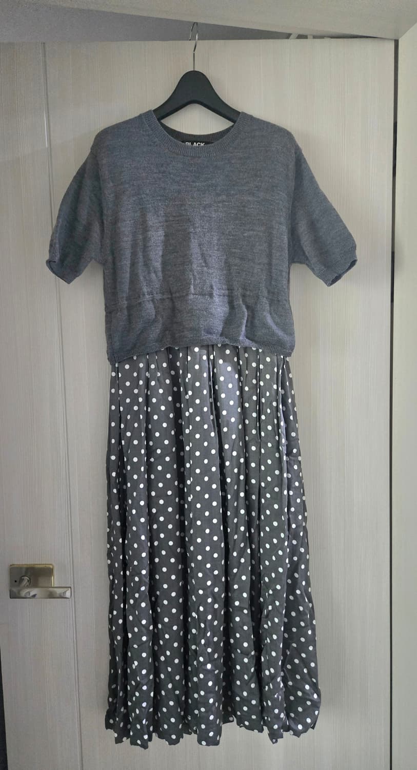 블랙 꼼데가르송 도킹 원피스  상품이미지1