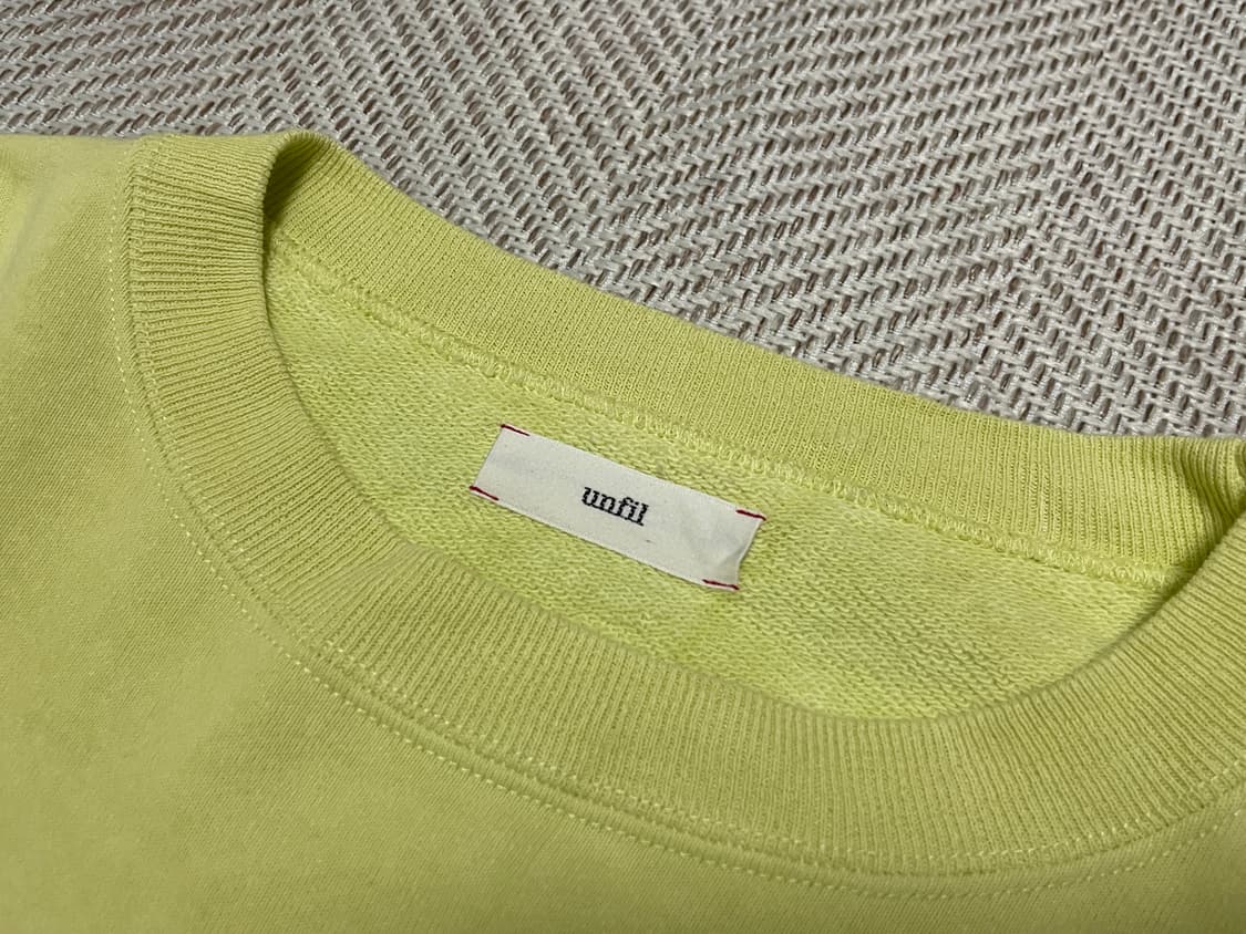 Unfil 언필 솔리드 스웻셔츠 J03232 상품이미지3