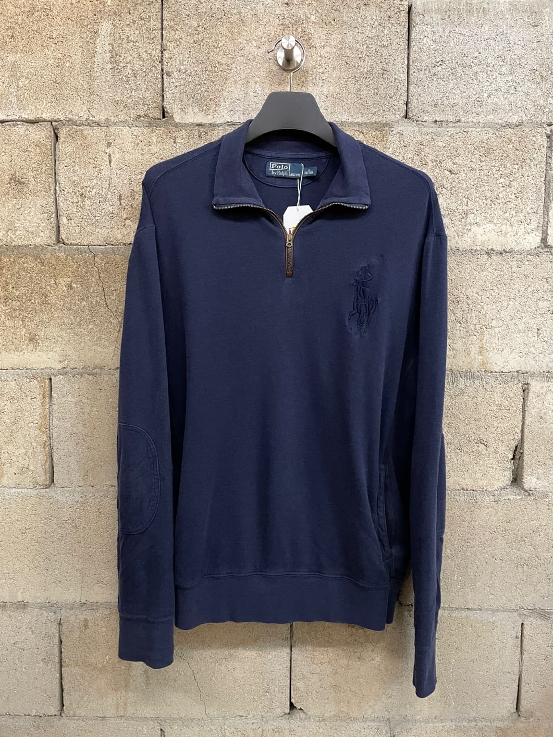 폴로 랄프로렌 빅 포니 반집업 니트 상품이미지1