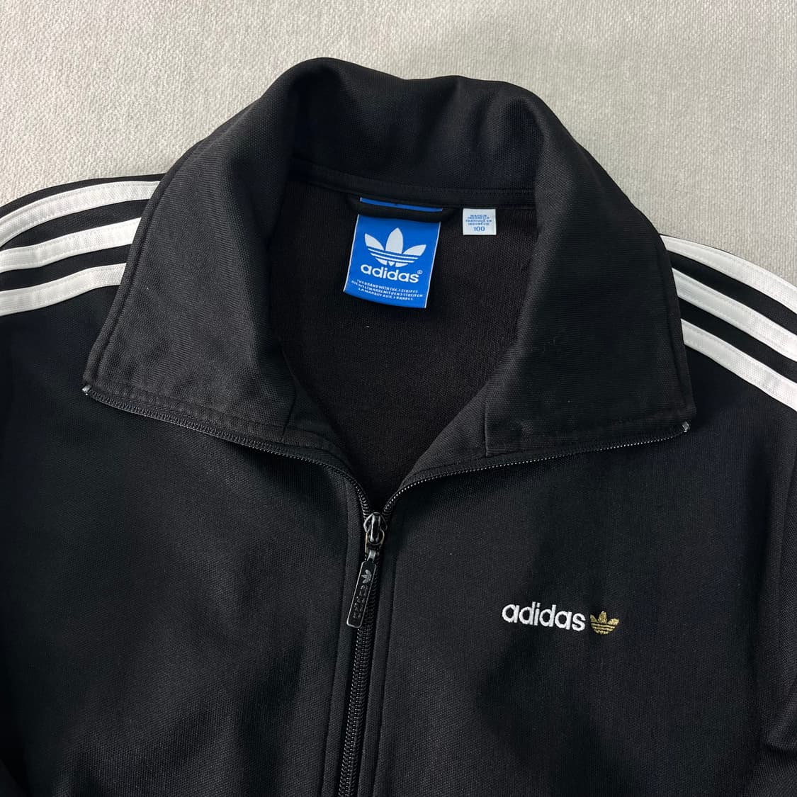 100 아디다스 클래식 베켄바우어 블랙 트랙탑 져지 상품이미지2