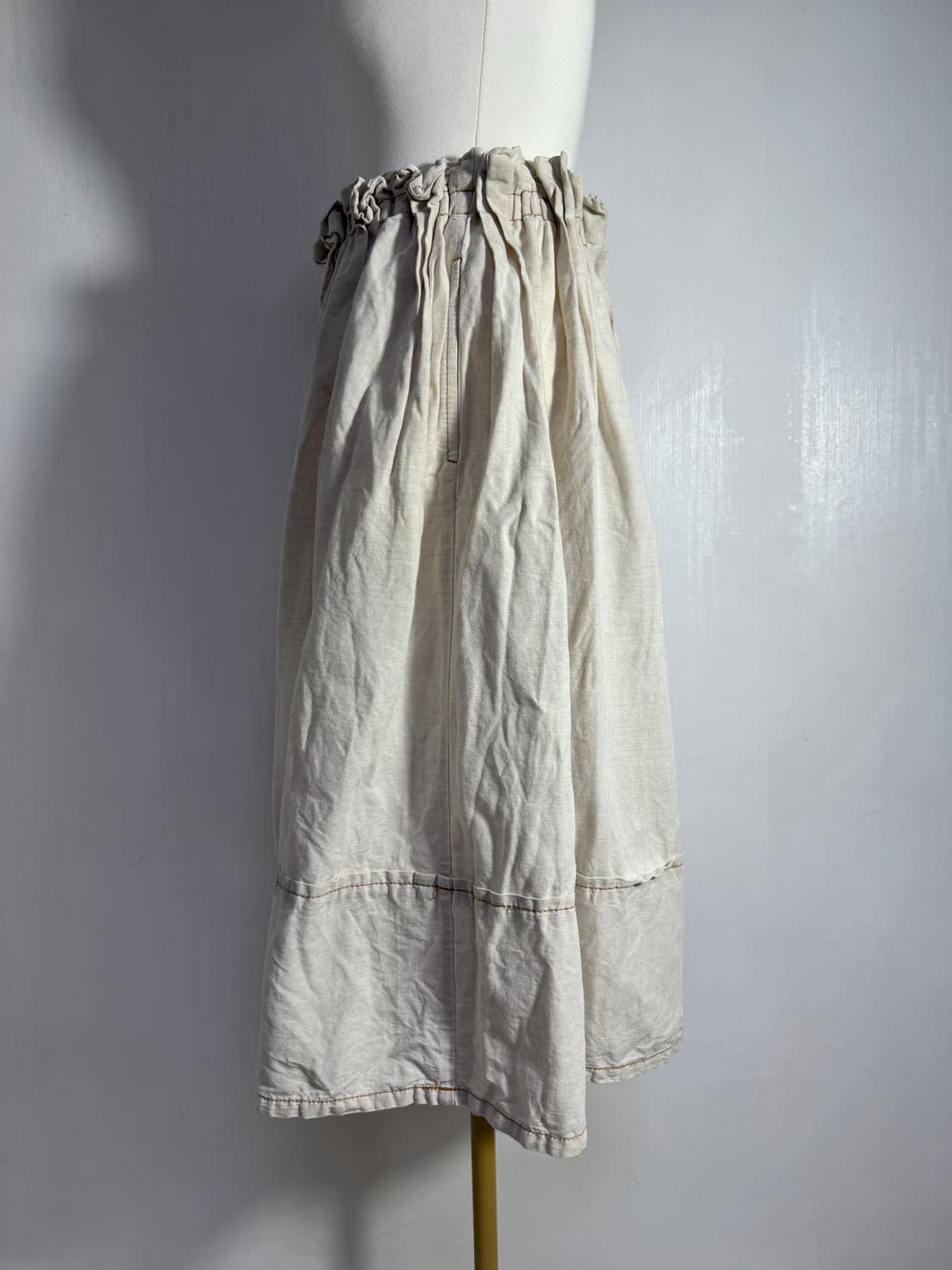 꼼데가르송 트리콧 린넨 플레어 스커트 상품이미지2