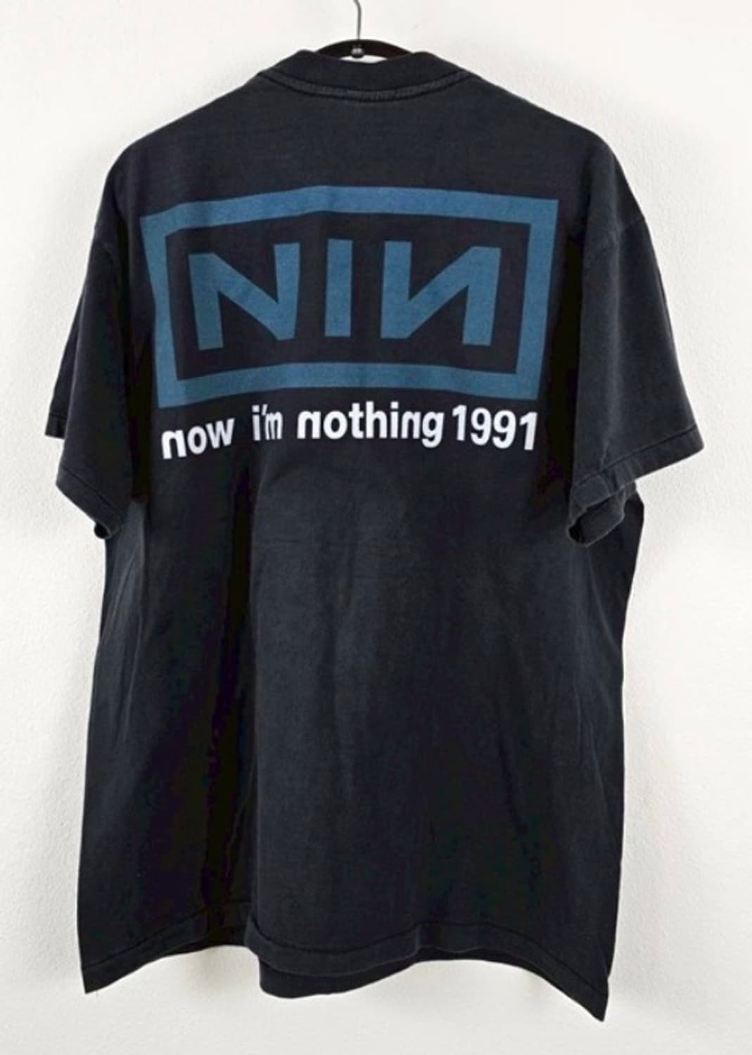(rep) 빈티지 나인인치네일 밴드 페이딩 티셔츠 bl 상품이미지2