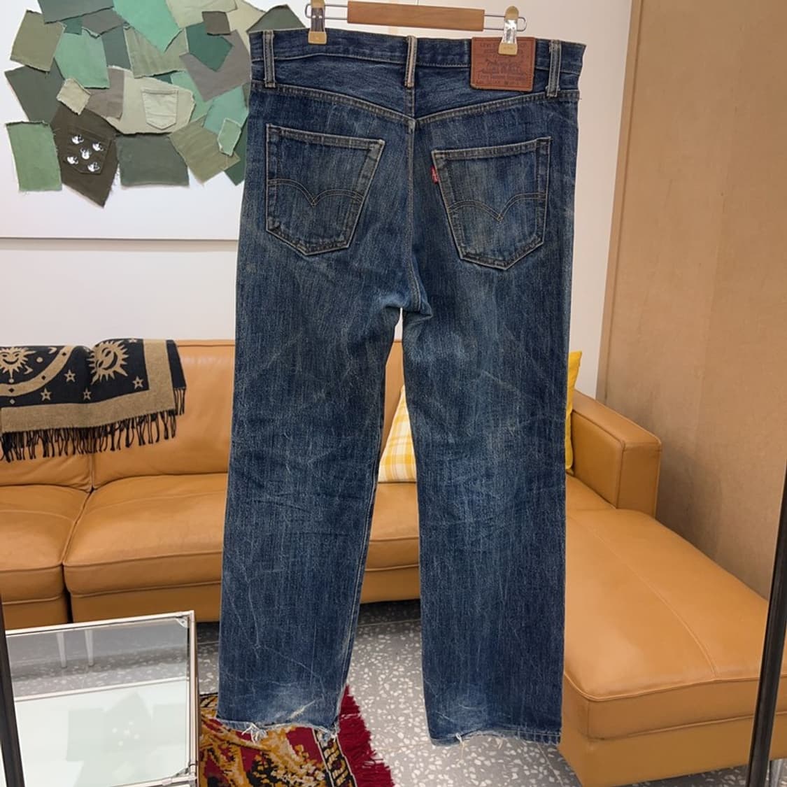 리바이스 501 빅E 셀비지 데님팬츠 청바지 32인치 C04782  상품이미지2