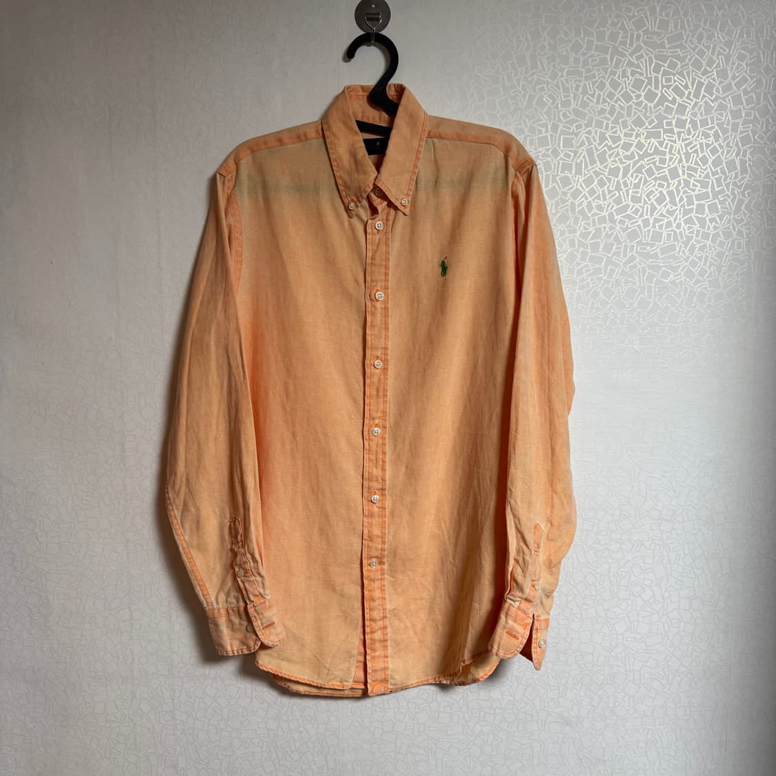 폴로 오렌지 린넨 셔츠 팝니다 상품이미지1