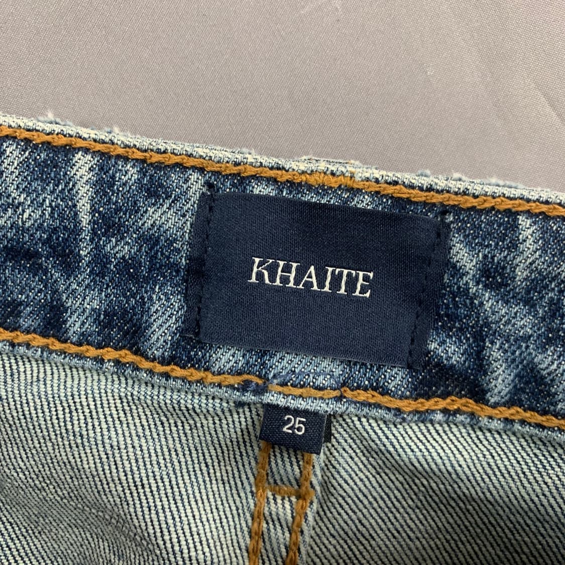 25인치 KHAITE 케이트 아비가일 스판 데님 청바지 상품이미지6