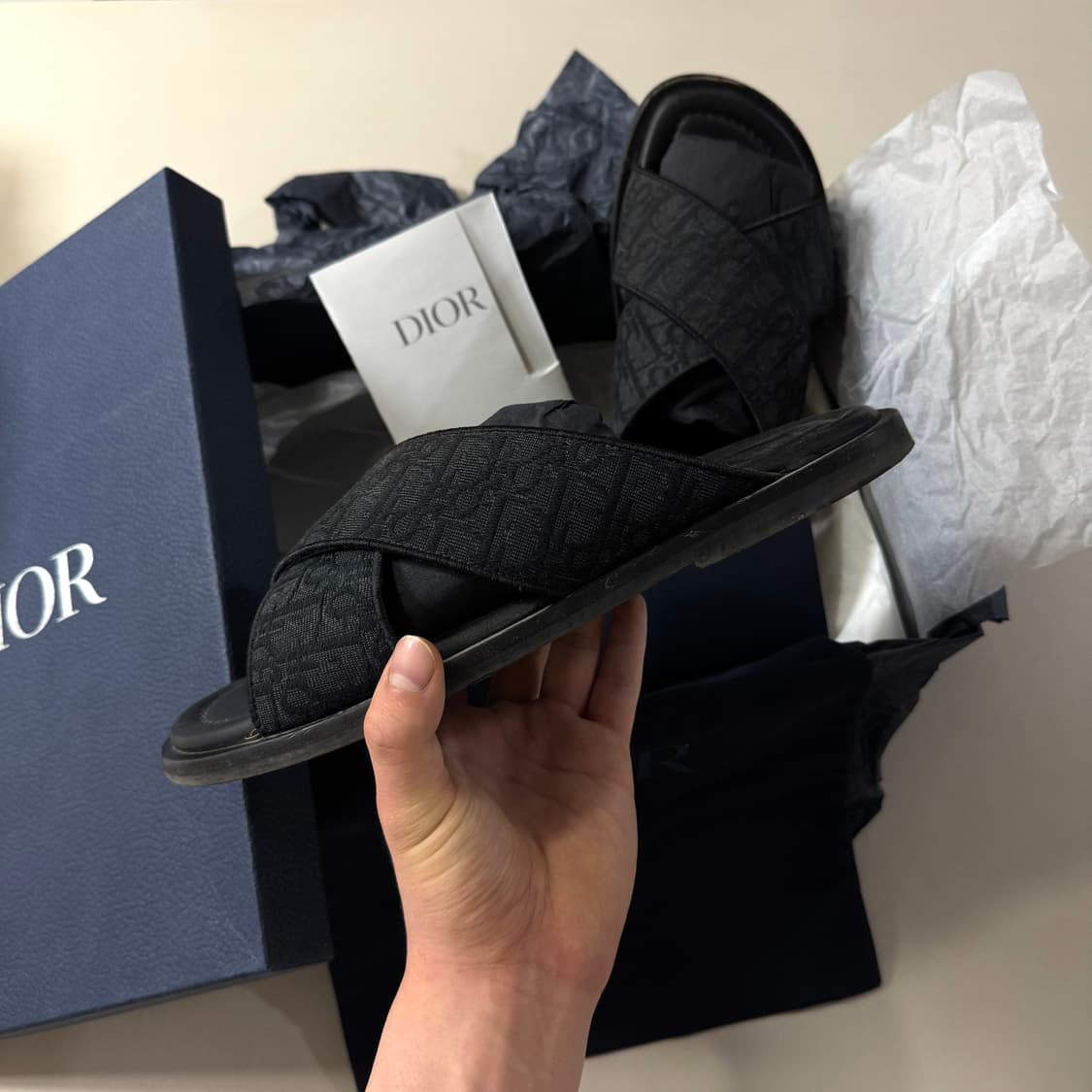 [백화점판/43]디올 오블리크 알리아스 슬리퍼 상품이미지7