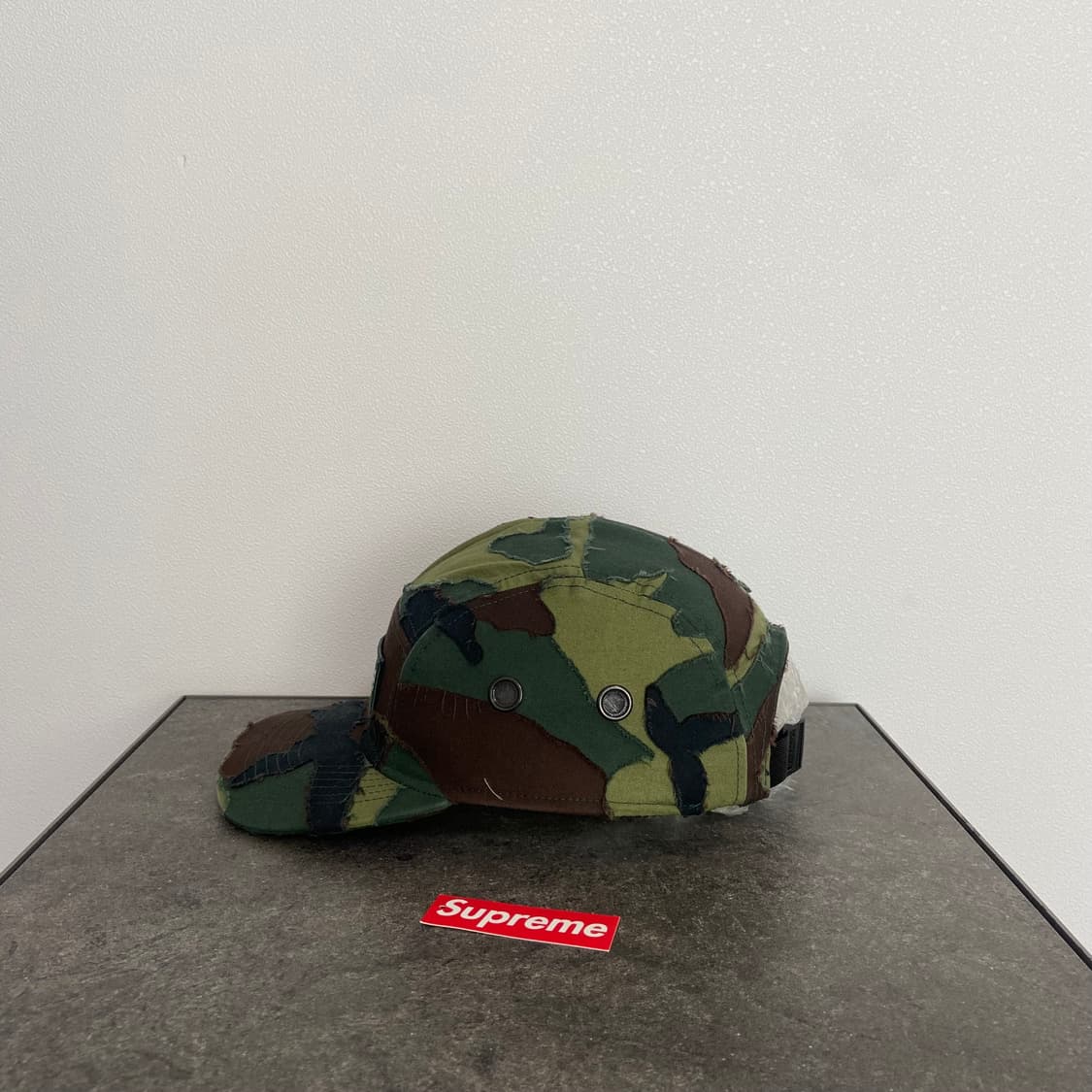 (OS) 슈프림 박스로고 캠프캡 모자 우드랜드 카모 상품이미지2