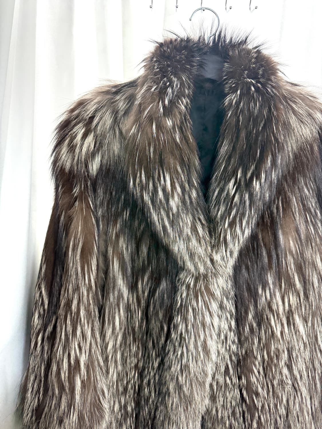 Silver fox fur jacket 상품이미지2