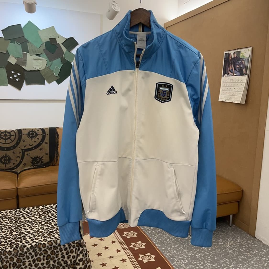 아디다스 11-12 아르헨티나 올드스쿨 져지 집업 105 C09185 상품이미지3