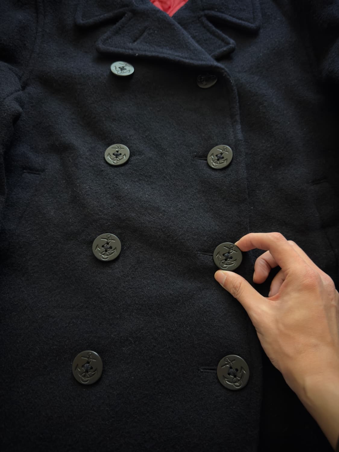 90s J press DarkNavy Peacoat 상품이미지6