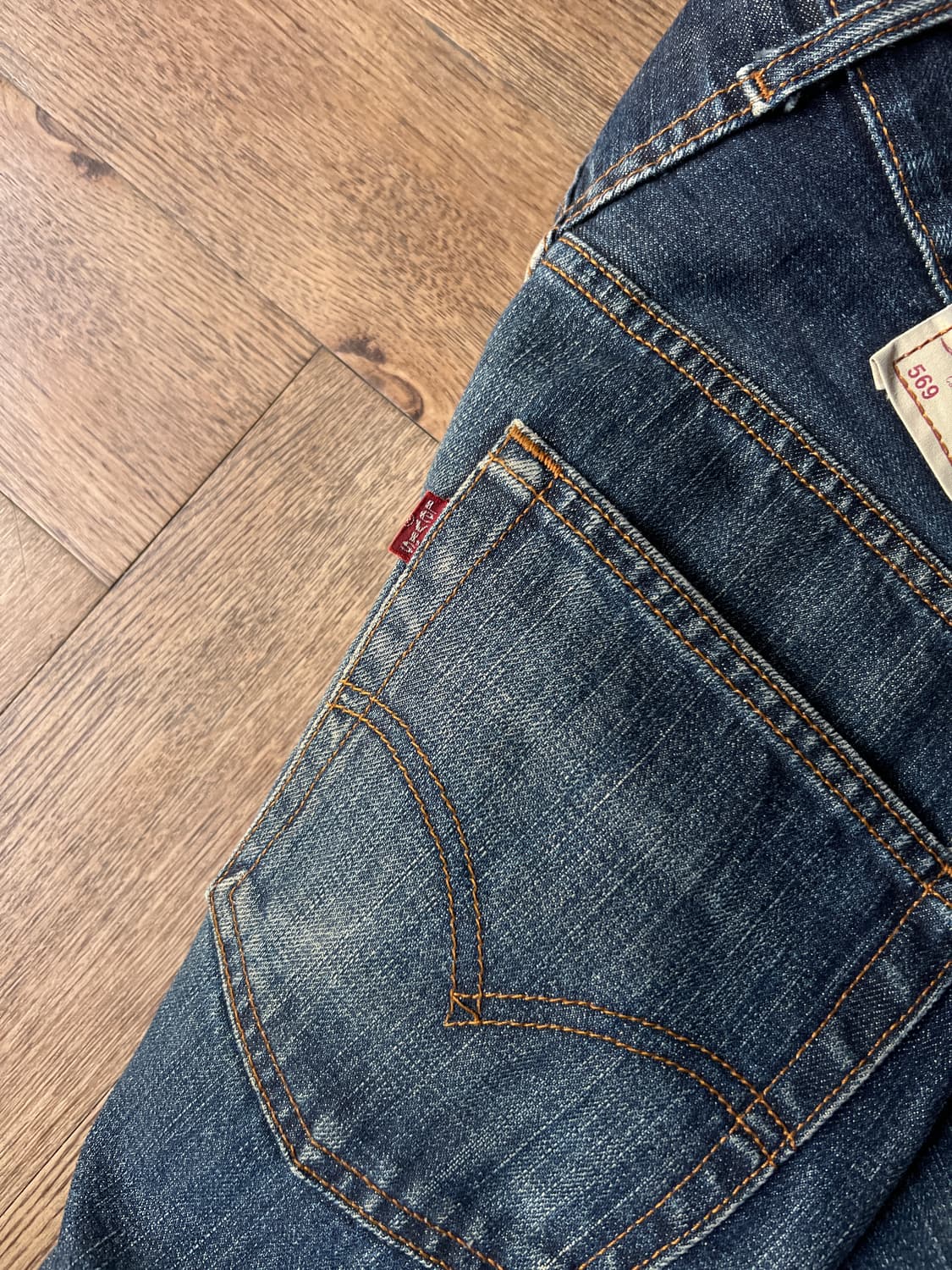 [29]리바이스 569 빈티지 워싱 와이드핏 데님 팬츠 상품이미지4