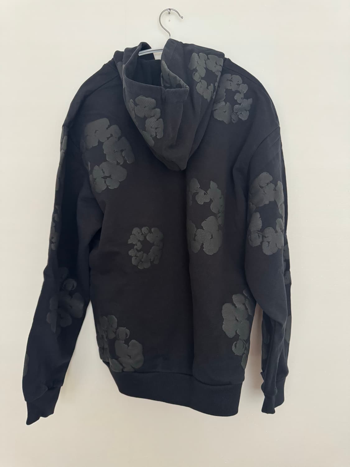 [L] 데님티어스 후드 블랙 상품이미지2