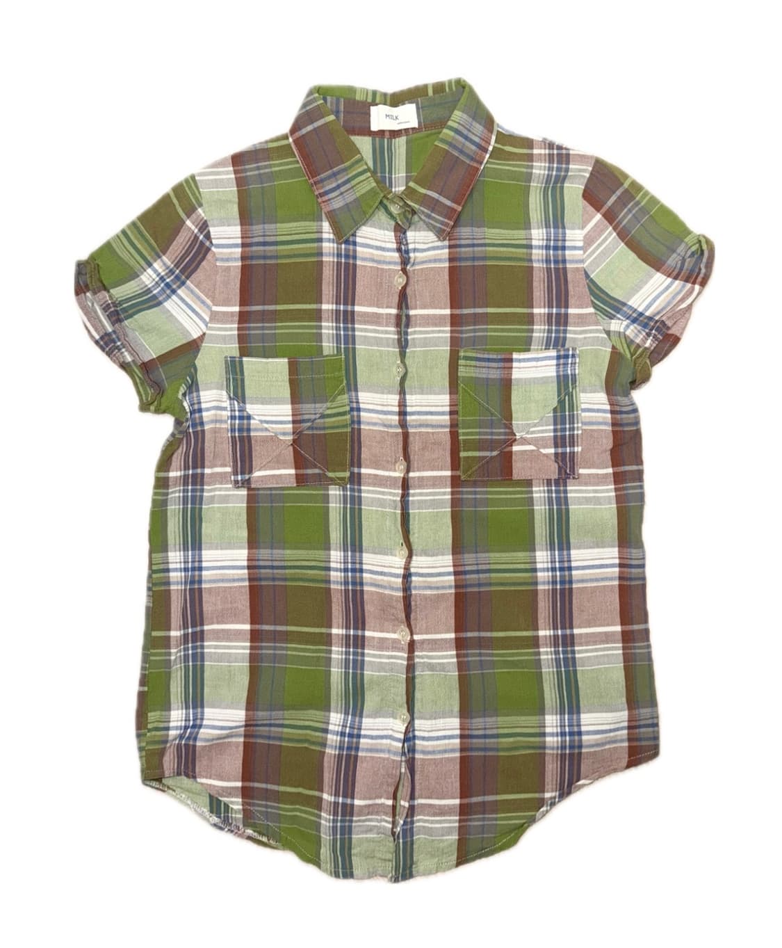 빈티지 피크닉 체크 셔츠 상품이미지1