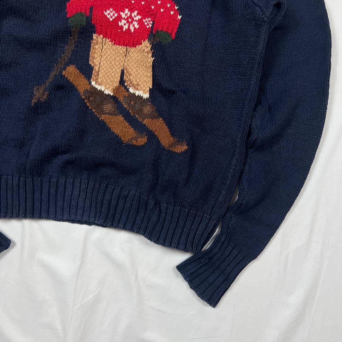 90‘s 폴로랄프로렌 polp 스키베어 니트 상품이미지3