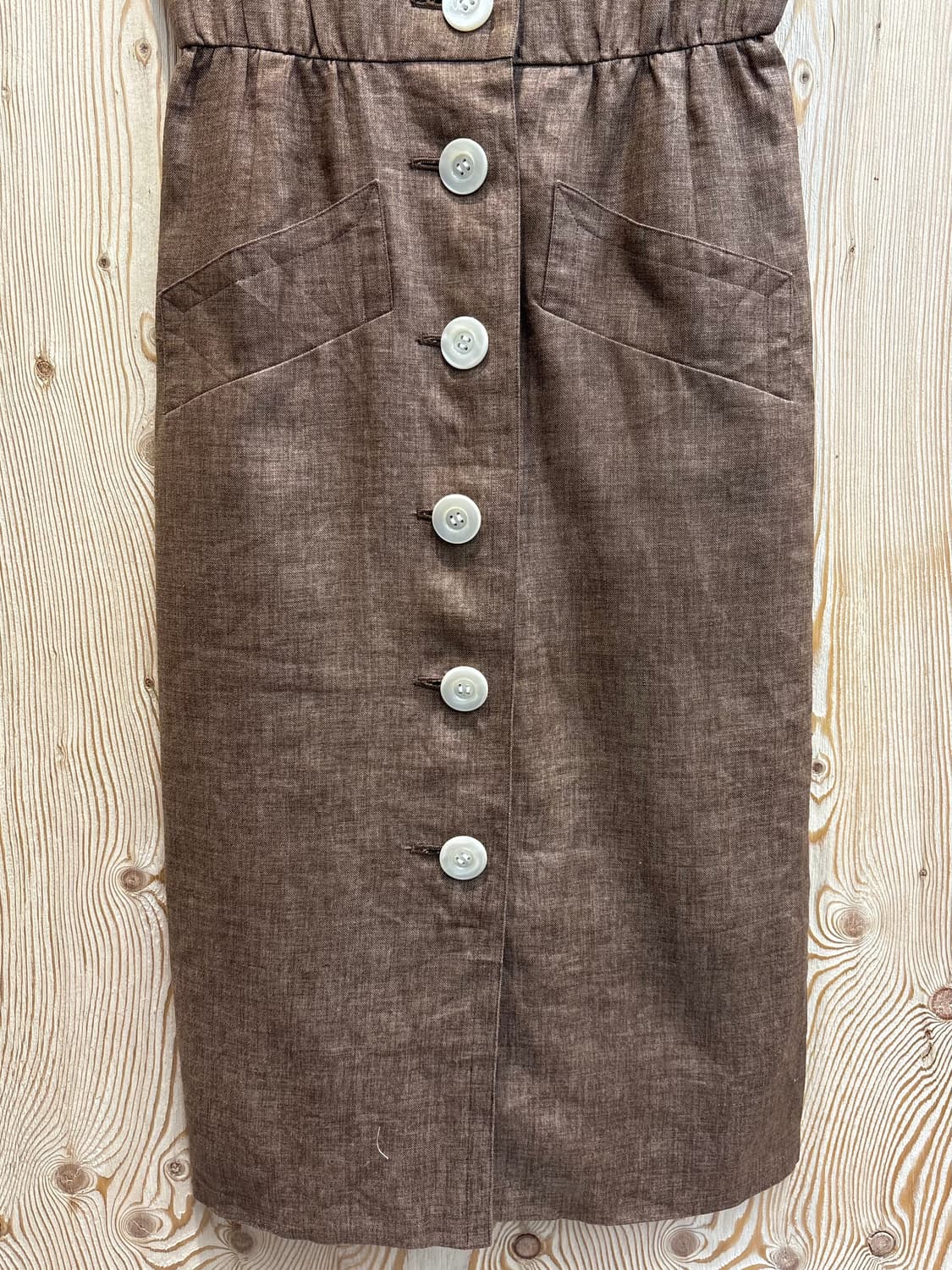 입생로랑 빅버튼 나시원피스 상품이미지4