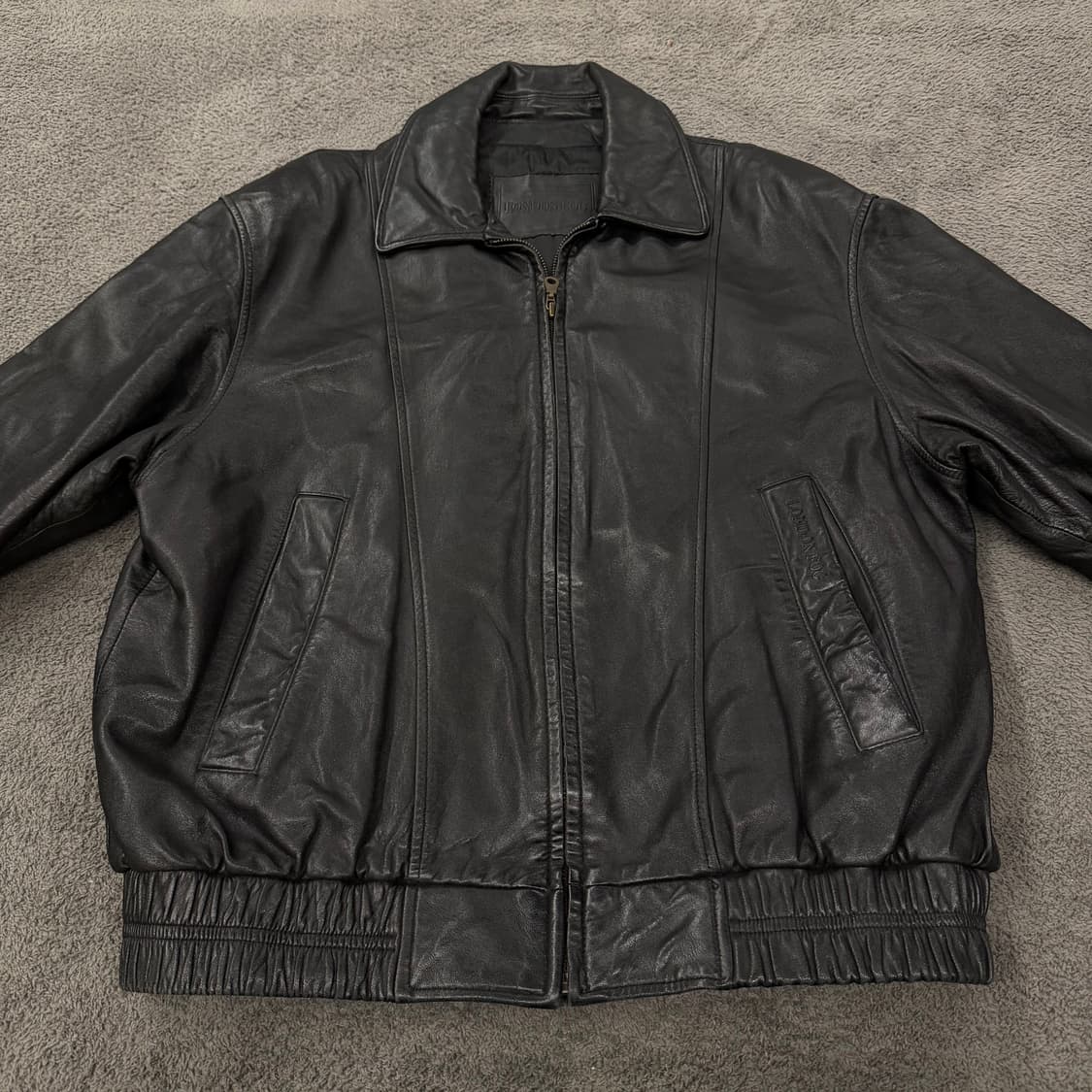 [정품/100] 런던포그 빈티지 양가죽 레더 자켓 상품이미지3