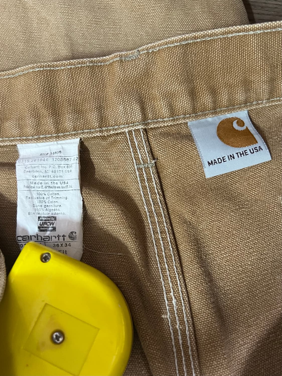 USA made 90s 칼하트 더블니 싱글니 카펜터 세인트미카엘 뤡코즈 상품이미지3