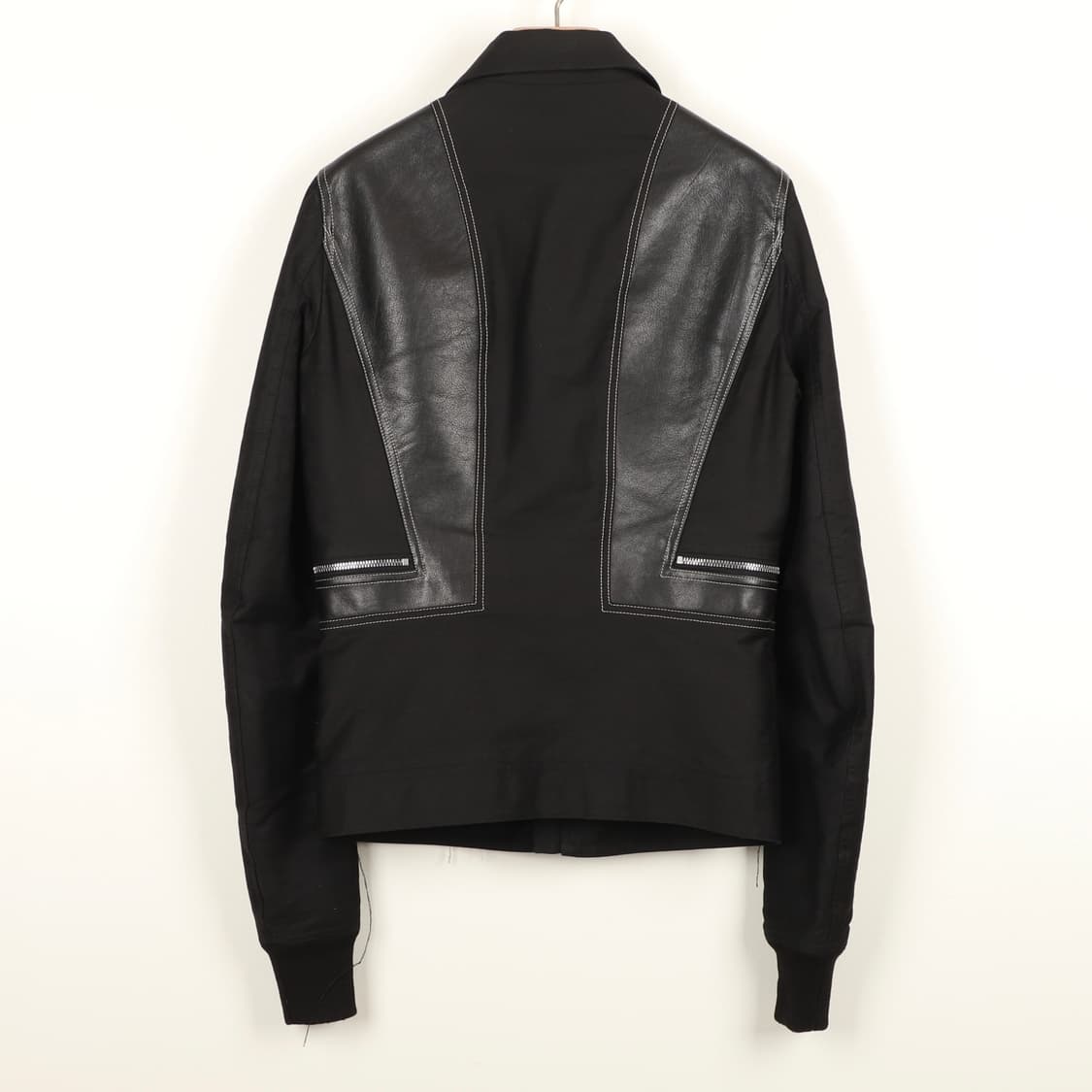 48 / Rick Owens 릭오웬스 가죽 디테일 자켓 상품이미지2