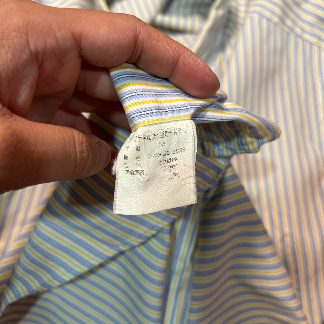 [XL] 90s 폴로 랄프로렌 스트라이프 반팔 셔츠 상품이미지4