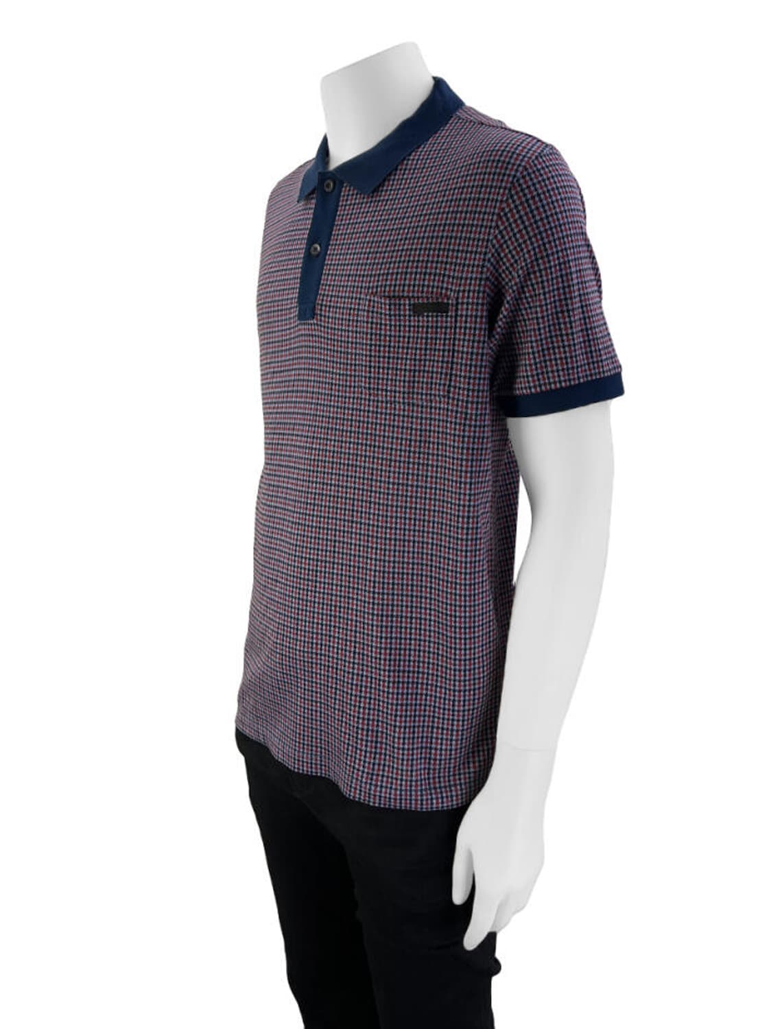 PRADA 블랙라벨 체크 PK 카라티 상품이미지2