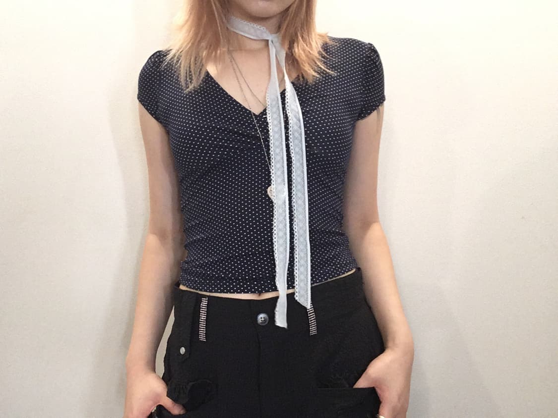 made in Italy antique dot blouse 상품이미지2