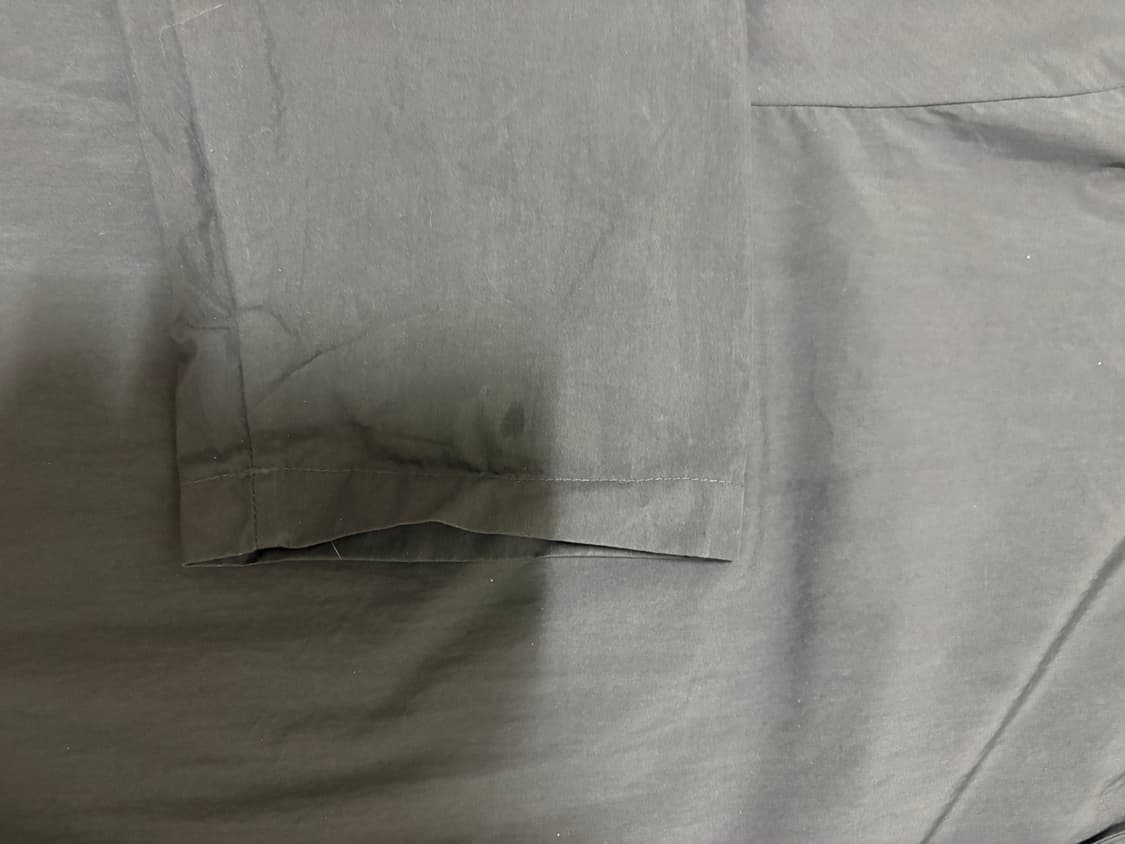 아모멘토 DETACHABLE HOODIE SHIRTS (CHARCOAL) 상품이미지4