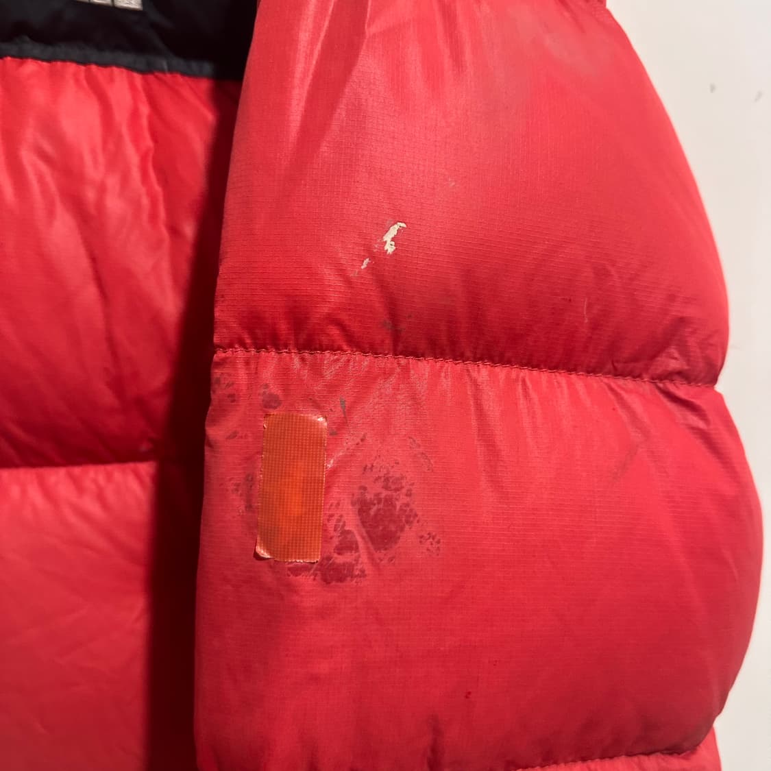 노스페이스 레드 블랙 눕시 패딩 상품이미지5